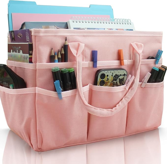 Cupohus Art Organizer Craft Storage Tote Bag by Cupohus