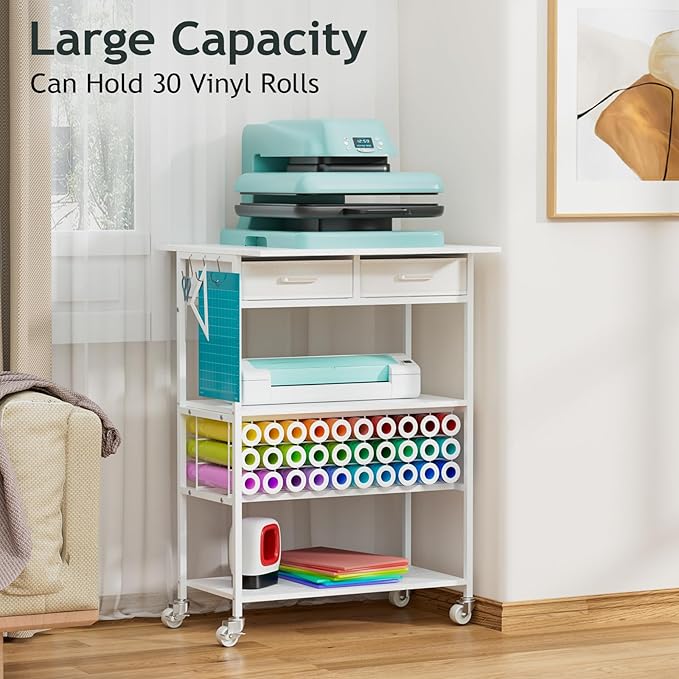Homsorout Movable Heat Press Table - Image 4