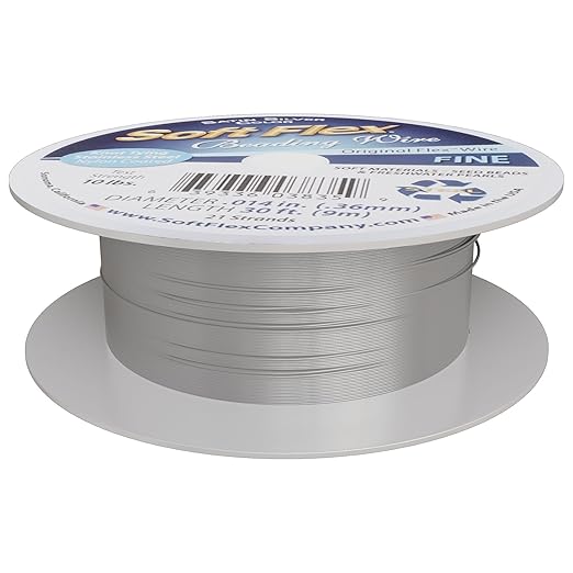 Soft Flex 21 Strand Beading Wire - Fine 0.14 Diameter - 30 Feet Design Wire