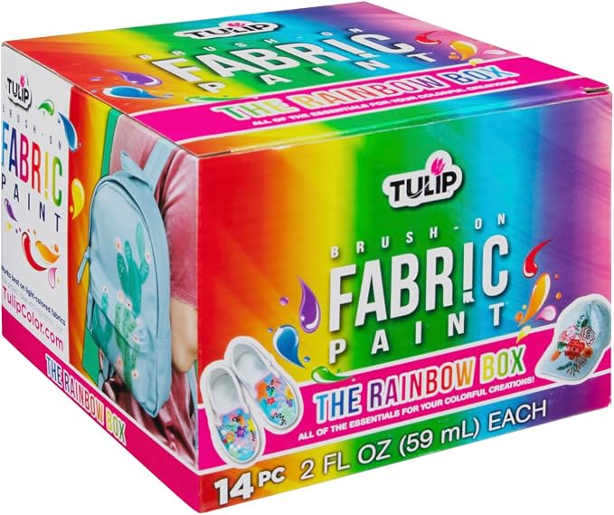 Tulip Brush-on Fabric Paints, 14 Colors 2 fl oz each - Image 2