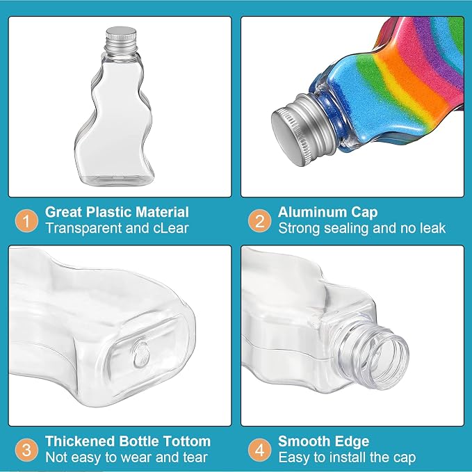 Nuenen 50 Pcs Sand Art Bottles Bulk - Image 3