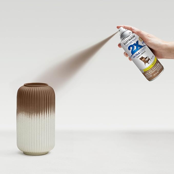 Rust-Oleum Painter's Touch 2X Ultra Cover Spray Paint, Gloss Latte | Indoor and - Image 6