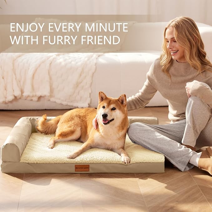 Patas Lague Orthopedic XL Dog Bed Large Sized Dog 48''X30'', Waterproof L - Image 3