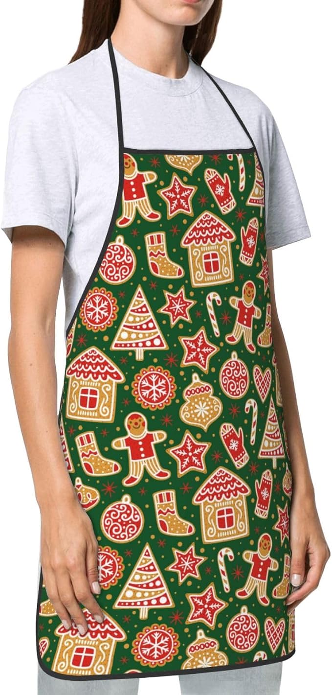 Apron Cooking Chef Work Shop Women Men Baking Decorations Painting Bbq Grilling - Image 4