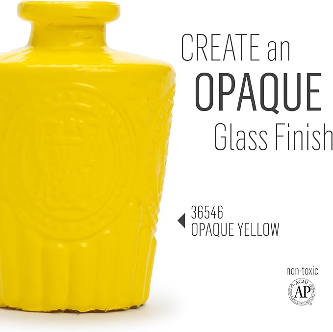 FolkArt Murano Opaque Acrylic Glass Paint, 2 fl oz - Image 3