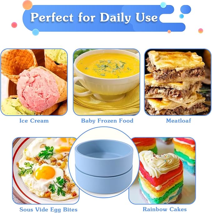 3Pcs ZHYEEDAA Silicone Egg Molds - Image 6