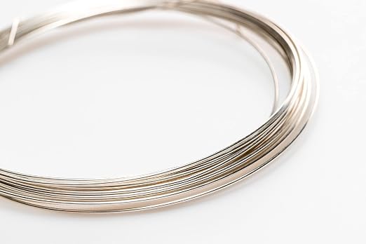 925 Sterling Silver Wire, 21 Gauge, Half Hard, 10FT by Craft Wire | Sterling - Image 3