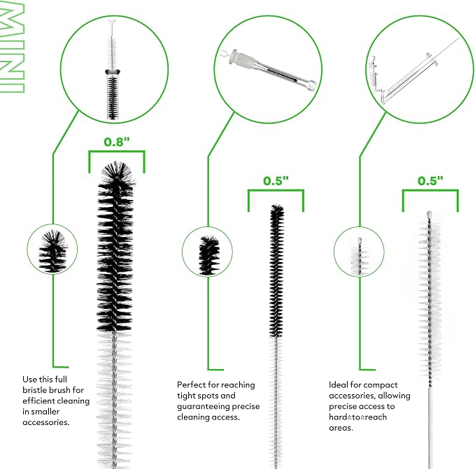 Pipe Perfect Mini Brush Set – 7-Piece Precision Cleaning Kit - Image 4