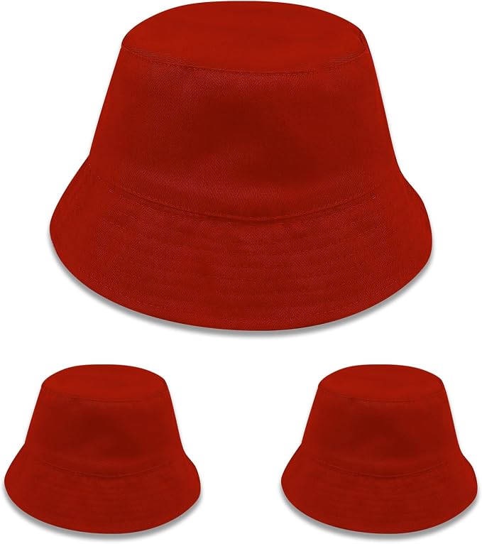 Bucket Hats Bulk Solid Color DIY Blank Hat Bucket Hats by DASSNANE