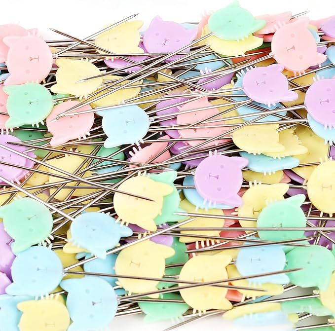 Elisel 200 pcs Multicolor Straight Pins Straight Quilting Pins Craft - Image 4