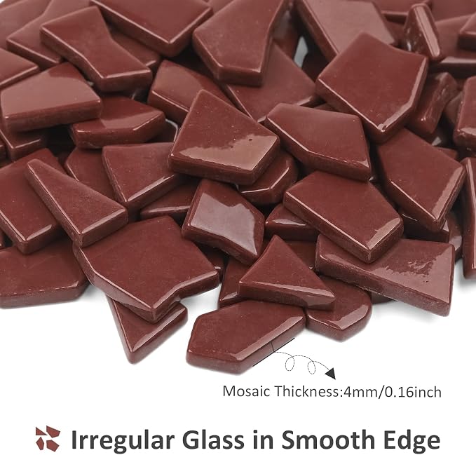 Youway Style Brown Glass Mosaic Tiles - Image 6
