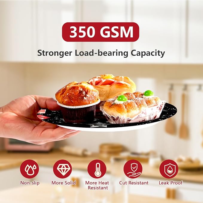 96Pcs 20th Birthday Party Decorations Red and Black Plates and Napkins Goodbye - Image 5