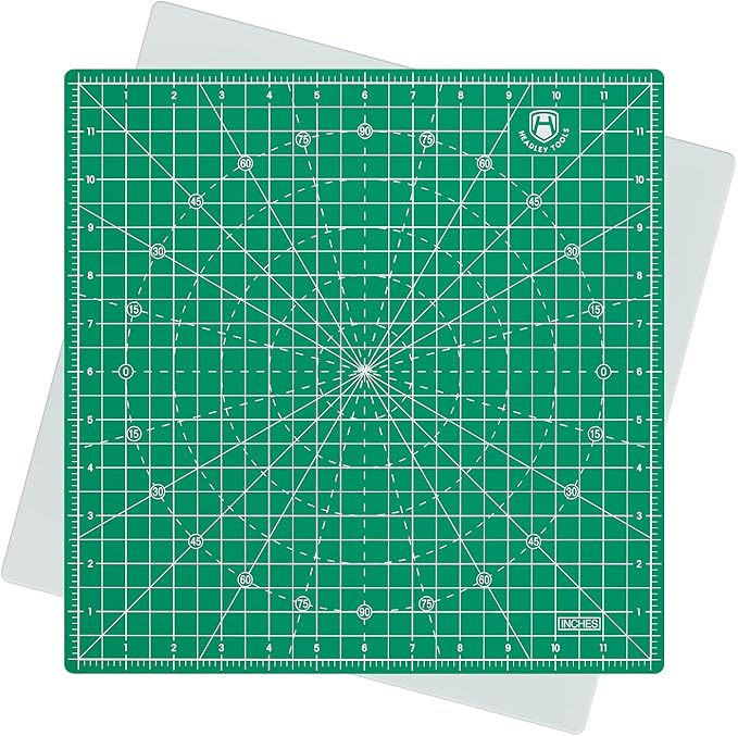 Headley Tools 12"x12" Rotating Cutting Mat, Self Healing Mat by HeadleyTools
