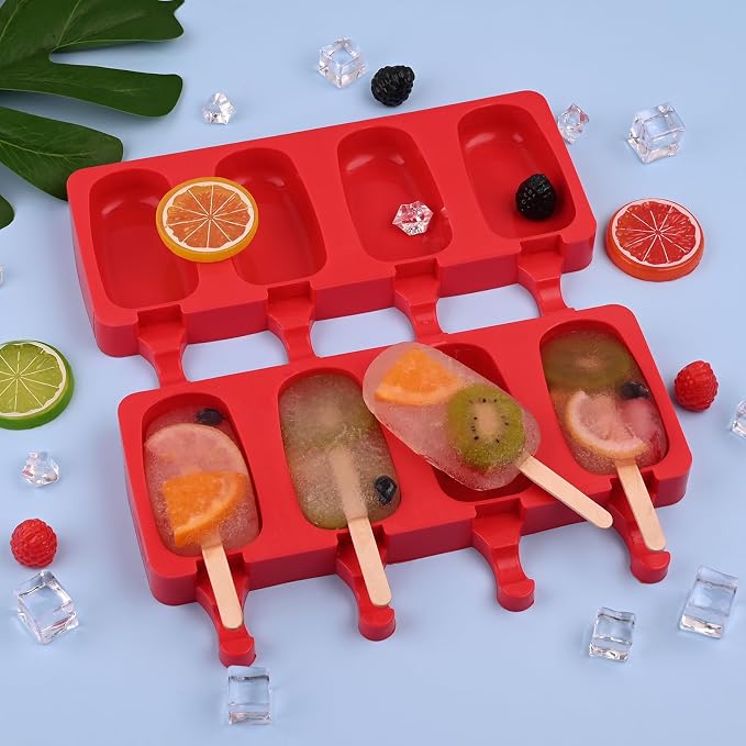 WMKGG Popsicle Silicone Molds Set, Ice Pop, Cakesicles - Image 4