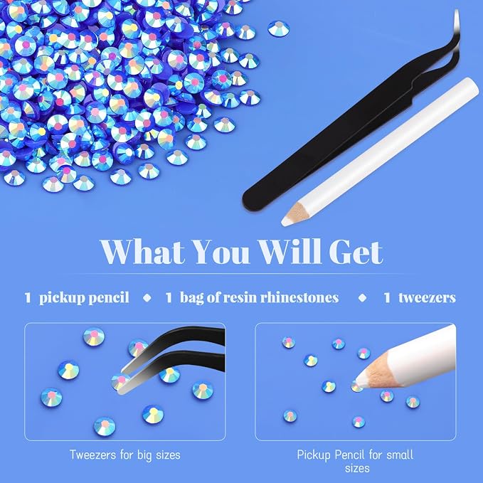 6000PCS 4mm Resin Jelly Rhinestones in Bulk, Bedazzling Flatback Crystals - Image 7