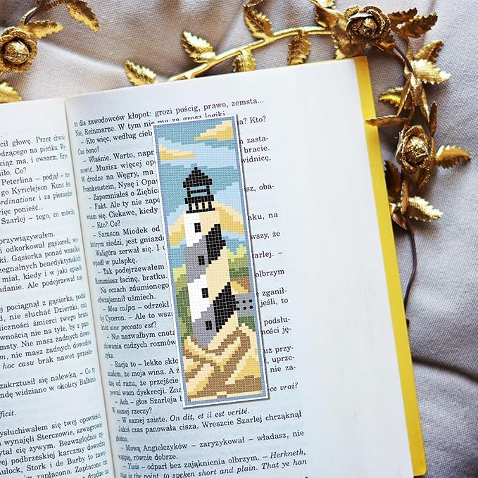 FREEBLOSS 6 Set Bookmark Cross Stitch Kits Cross Stitch Bookmark Kit - Image 5