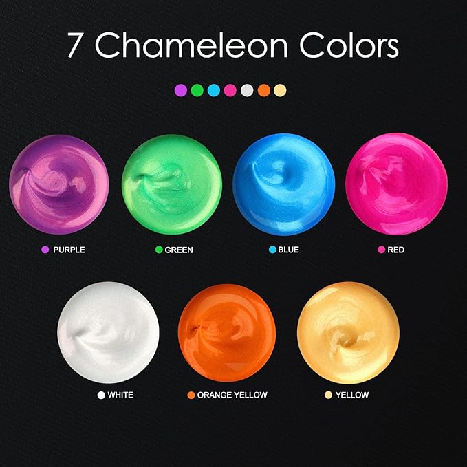 GOTIDEAL Iridescent Acrylic Paint Chameleon Green Tubes(120ml, 4.1 oz) Non Toxic Non Fading,Rich Pigments for Painters, Adults & Kids, Ideal for Canvas Wood Clay Fabric Ceramic Craft Supplies