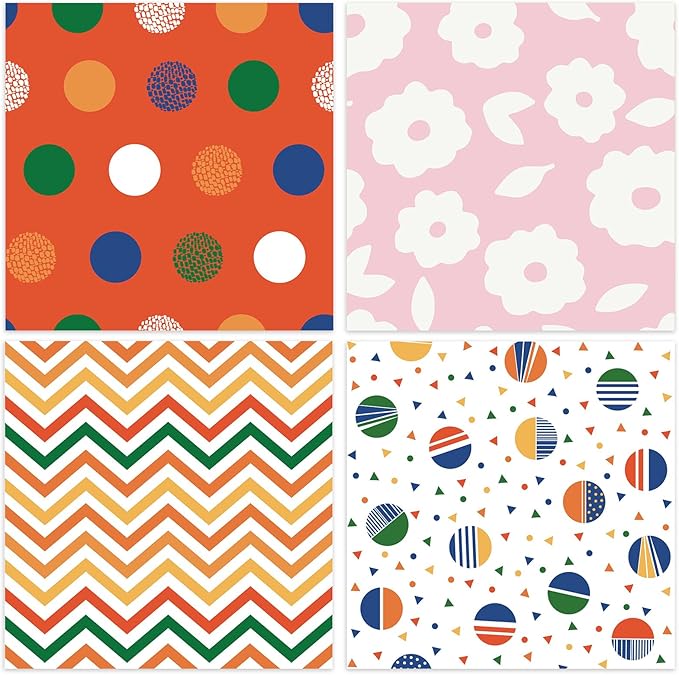 24 Sheets 12 Designs Scrapbook Paper Pad,6"×6” Single-Sided Decopodge Craft Cardstock Paper,Scrapbooking DIY Decorative Background Cardmaking Supplies.Sweet Love