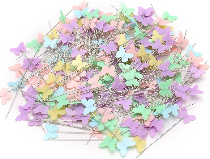 Elisel 200 pcs Multicolor Straight Pins Straight Quilting Pins Craft - Image 5