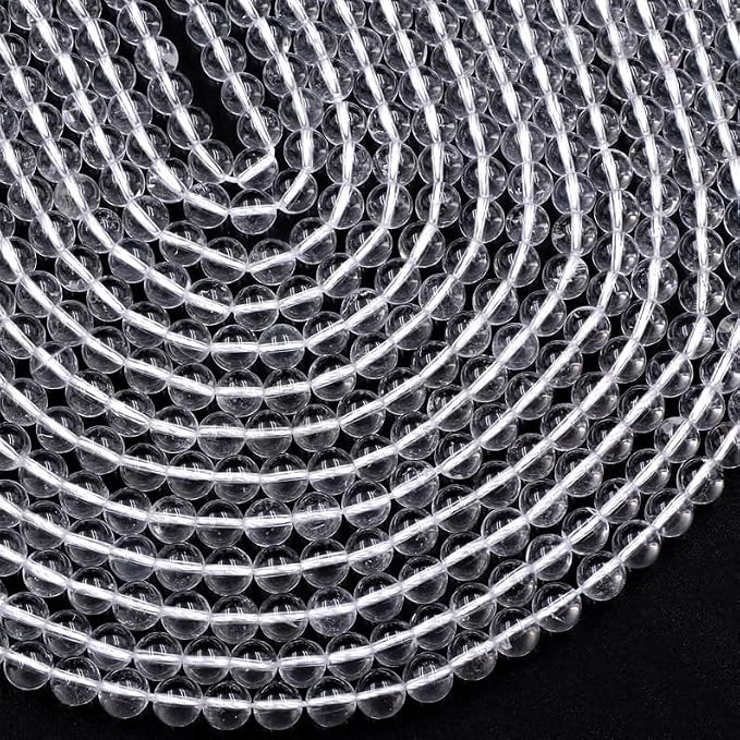 Zenkeeper 108 Pcs Clear Quartz Beads - Image 6