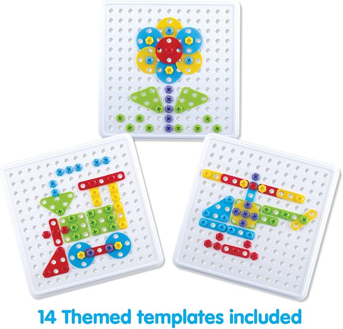 Kidoozie Create & Construct Building Kit, S.T.E.A.M Mosaic Art Activity - Image 4