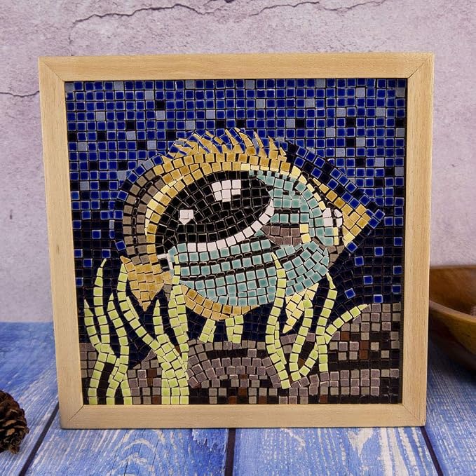 DIY Creative Projects for Adults: Make Your Own Mosaic Art, Square 7inch Panda - Image 8