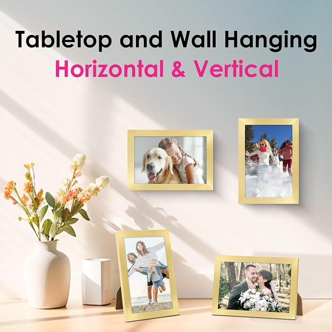 FIXSMITH 4x6 Picture Frame Set of 2, Photo Frame 4x6 - Image 6