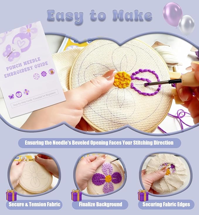 Nuoviyiya Punch Needle Kit for Adults Beginner - Image 4