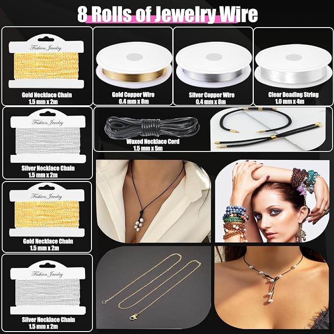 MONVICT Jewelry Making Supplies Kit - Image 5