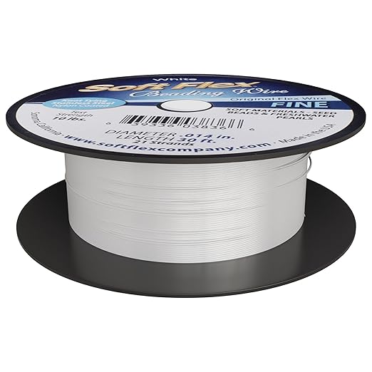 Soft Flex 21 Strand Beading Wire - Fine 0.14 Diameter - 30 Feet Design Wire