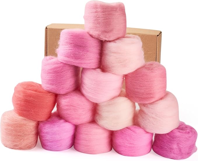 FASHEWELRY 2.6 OZ Wool Felting Set by FASHEWELRY