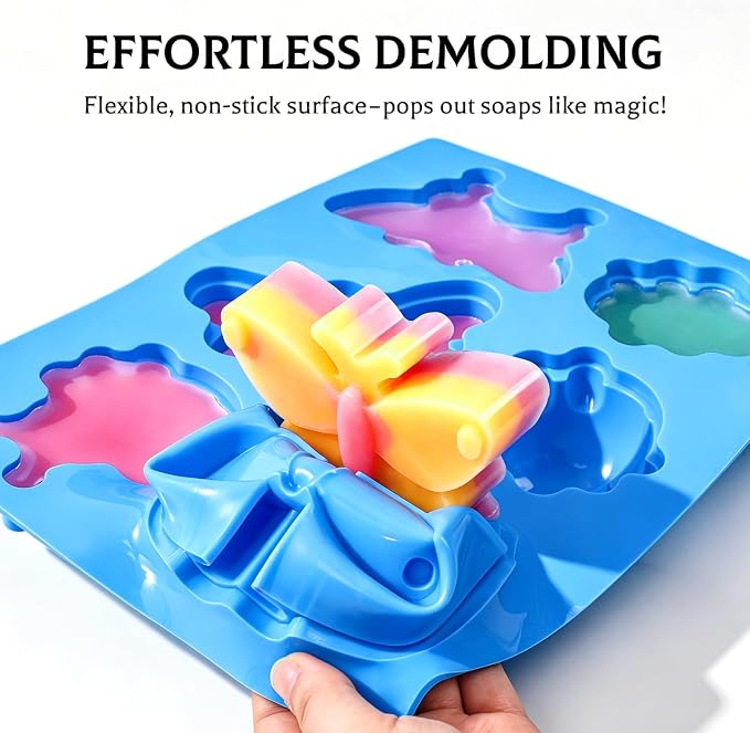 SJ Silicone Molds for Crafts, 2 Pack Butterfly and Insect Soap Molds | 6 - Image 3