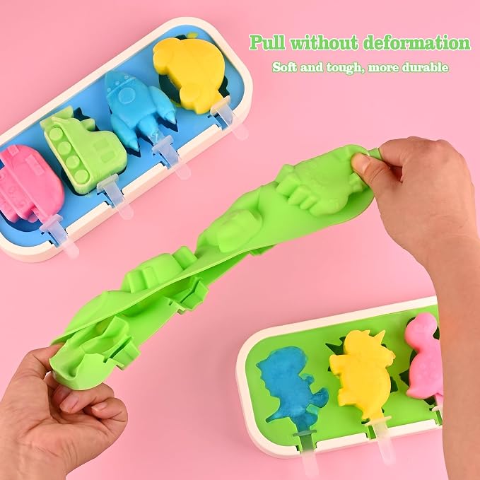 Sakolla 2 Pack Silicone Popsicle Molds - Image 2