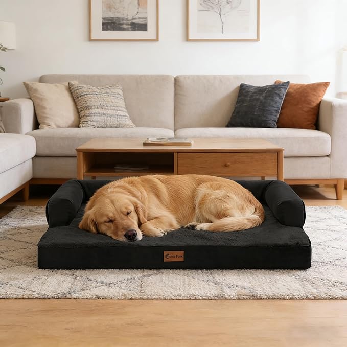 Orthopedic Dog Beds for Large Sized Dogs, Waterproof Egg Crate Foam Large Dog - Image 9