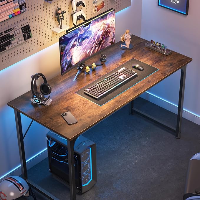 Huuger Computer Desk, 40 Inch Office Desk, Gaming Desk - Image 4