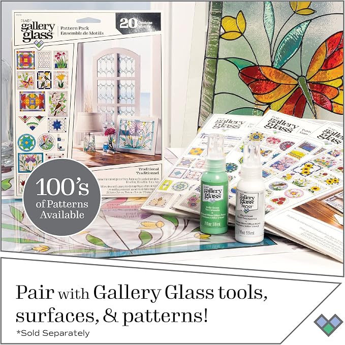 Gallery Glass, Amethyst Stained Glass 2 fl oz Brilliant Smooth Finish Paint - Image 9