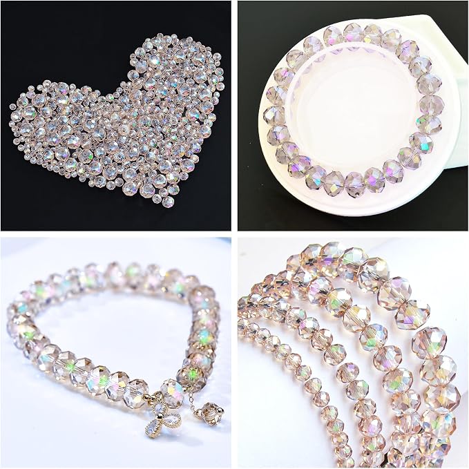 1200Pcs 4mm 4 for Jewelry Making Beads for Bracelets Necklace Pendants Making - Image 5