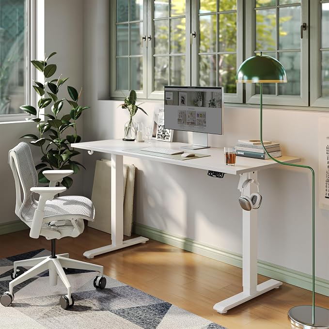 Agilestic Electric Standing Desk, 48 x 24 Inches Height Adjustable Desk - Image 2