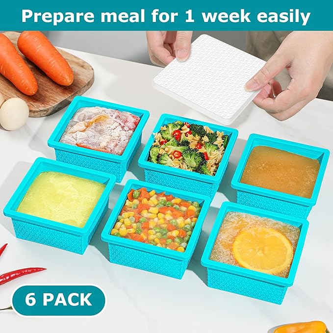 6 Pack-Silicone Freezer Tray - Image 6