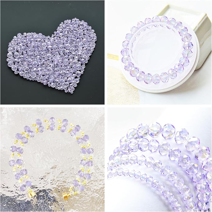 800Pcs 4/6/8/10mm Crystal Glass Beads - Image 5