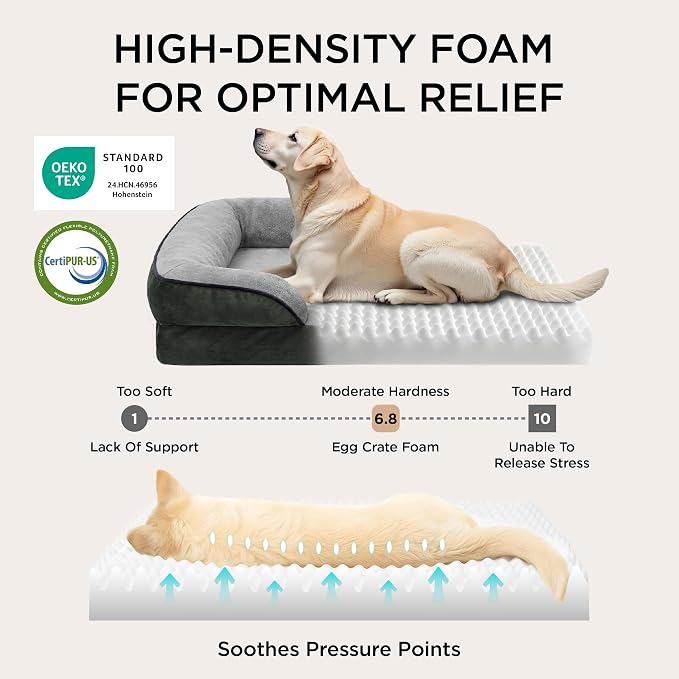 Bedsure Orthopedic Dog Bed for Medium Dogs - Image 3