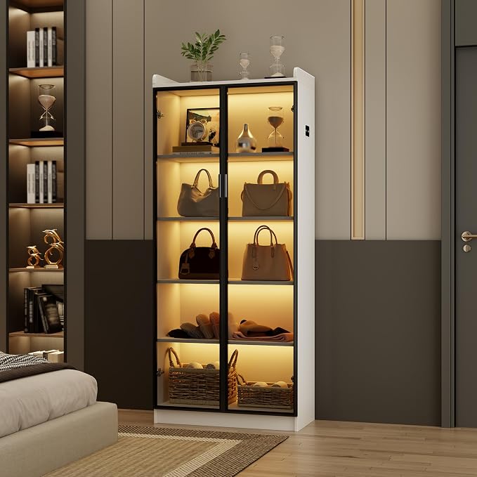 Dystler 65" Tall 5-Tier Display Cabinet - Image 8