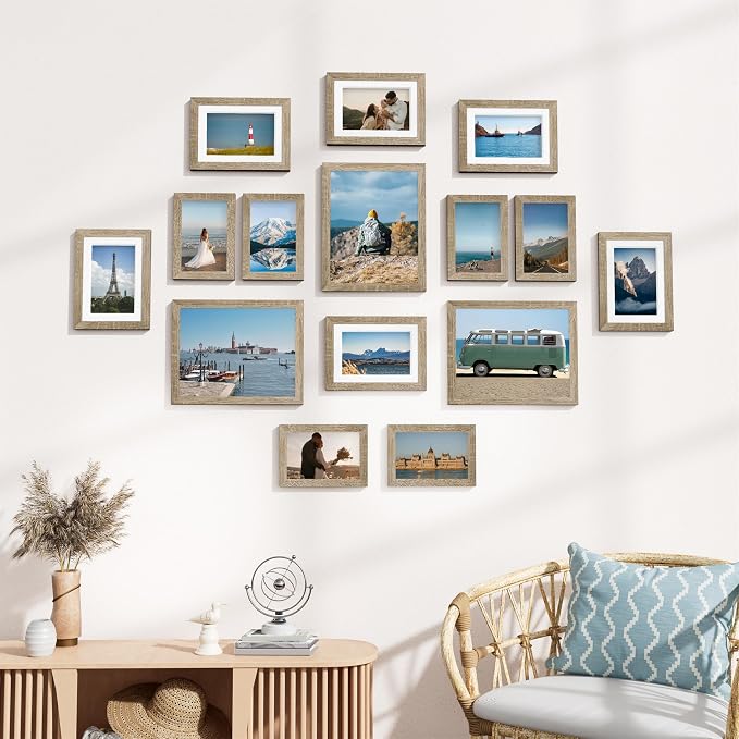 Vittanly 15 Pack Picture Frames Collage Wall Decor, Gallery Frame Set - Image 8