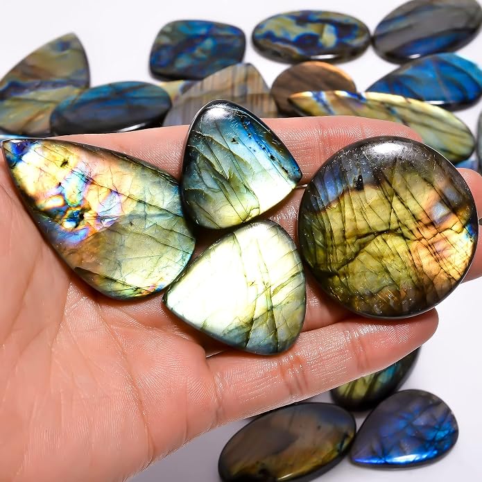 Natural Loose Gemstone 5 Piece Cabochons Lot Jewelry Making Loose Gemstone - Image 4