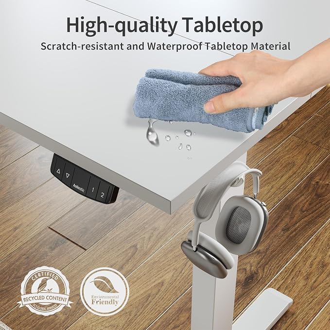 Agilestic Electric Standing Desk, 60 x 24 Inches Height Adjustable Desk - Image 5