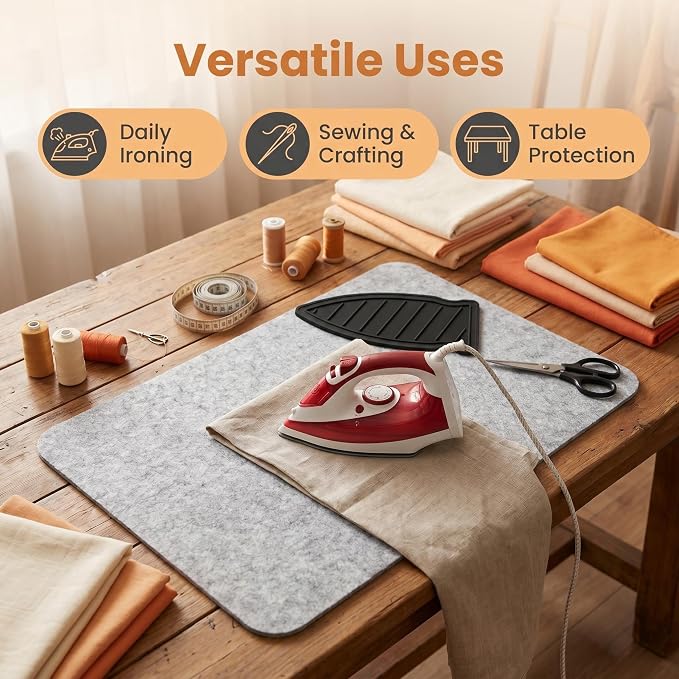 Wool Pressing Mat 36"x 17.8" 0.5 Inch Thick Ironing Board - Image 7
