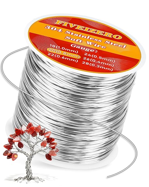 FIVEIZERO 20 Gauge 304 Stainless Steel Wire by FIVEIZERO