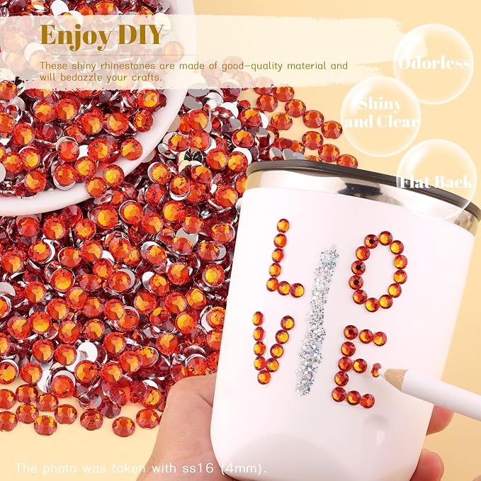 4000PCS 5mm Resin Rhinestones Bulk - Image 4