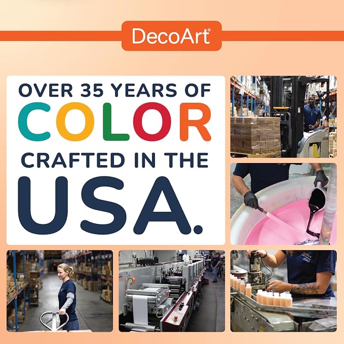 DecoArt Stained Glass Acrylic Paint Set – Cool Colors, Windows & Creative DIY - Image 6