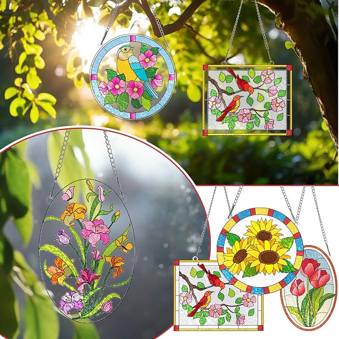 Humyoun 65 Pcs Stained Glass Painting Starter Kit - Image 6